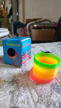 Rainbow Slinky Spring Toy – Compact, Portable Fun Toy for Kids & Adults, Great for Birthdays (1 Pc) - Justgrabit Inc.