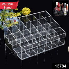 24 Hole Stand Trapezoid Holder Makeup Brushes Set Lipstick Holder Case Tools (1 Pc) - justgrabit.in | Just Grab It