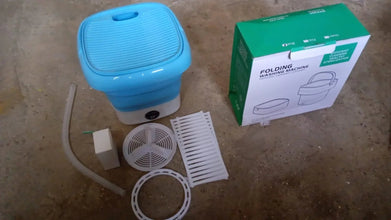 Portable Washing Machine, Mini Folding Washer and Dryer Combo, for Underwear, Socks, Baby Clothes, Travel, Camping, RV, Dorm, Apartment  - Justgrabit Inc.