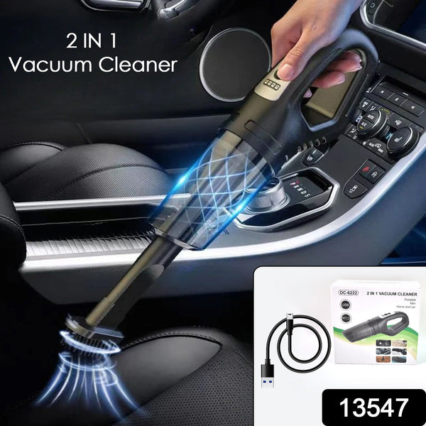 Wireless Handheld Car Vacuum Cleaner, 2 in1 Dust Buster (1 Set) - justgrabit.in | Just Grab It