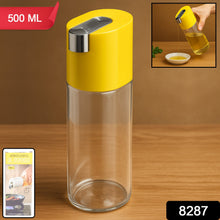 500 ml Automatic Oil Dispenser Bottle with One - Touch Controlled Pour Spout (1 Pc) - justgrabit.in | Just Grab It