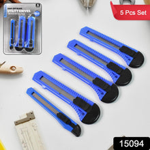 Multi - Use Iron Cutter Knife (5 Pcs Set / Mix Size) - justgrabit.in | Just Grab It