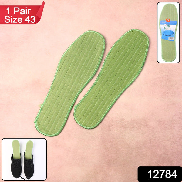 Premium Comfort Shoe Insoles for Daily Foot Support Size 43 (1 Pair / Mix Design) - justgrabit.in | Just Grab It