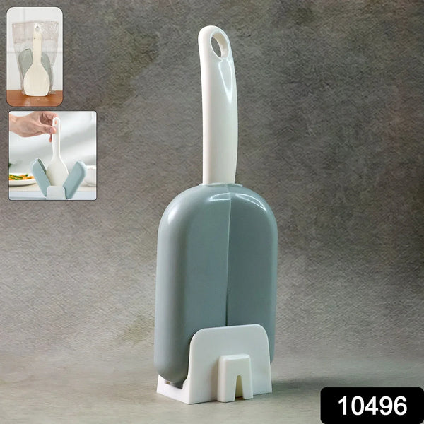 Automatic Open & Close Kitchen Rice Spoon Holder with Dust Cover - justgrabit.in | Just Grab It