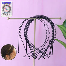 Premium Metal Wave Hair Bands for Men & Women (12 Pc) - justgrabit.in | Just Grab It