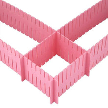 Adjustable Drawer Organizer and Kitchen Board Divider 6 pcs set - Justgrabit Inc.