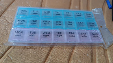 Weekly Pill Organizer Box with 21 Compartments (1 Pc) - justgrabit.in | Just Grab It