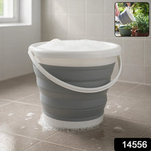 Collapsible Folding Bucket for Cleaning, Car Wash, Gardening & Travel (1 Pc / 23x16 Cm) - justgrabit.in | Just Grab It