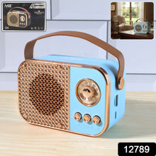Vintage Style Wireless Portable Speaker with Retro Radio (1 Pc) - justgrabit.in | Just Grab It