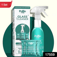 Pollic Kadam Concentrated Glass & Mirror Cleaner Refill Kit with Reusable Spray Bottle - justgrabit.in | Just Grab It