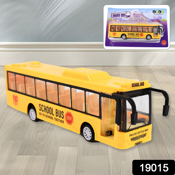 Inertia Bus Toys , High Simulation Yellow Fine Details Mini Bus - justgrabit.in | Just Grab It