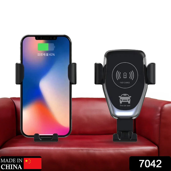 Car Phone Holder Wireless Car Charger 10W Qi Fast Charging Car Charger Gravity Auto Clamping 360Â° Rotation Air Vent Car Mount Holder - Justgrabit Inc.