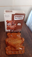Cute Plastic Panda Key Holder, Wall Key Rack with 5 Hooks (1 Pc) - justgrabit.in | Just Grab It
