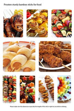 Bamboo Wood Skewer BBQ Sticks - Justgrabit Inc.