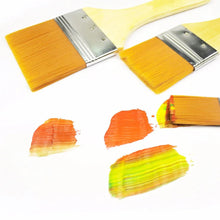 Artistic Flat Painting Brush - Set of 3 - Justgrabit Inc.
