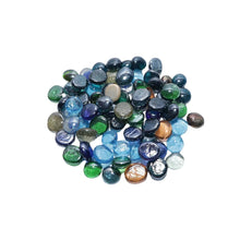 Glass Gem Stone, Flat Round Marbles Pebbles for Vase Fillers, Attractive pebbles for Aquarium Fish Tank. - Justgrabit Inc.