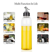 1ltr Plastic Oil Dispenser With Lid - Clear, Drip Free Spout, Controlled Use. - Justgrabit Inc.