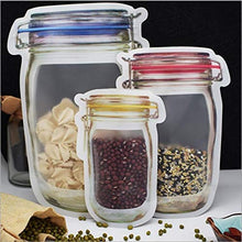 Plastics Transparent Jar Shaped Stand - up Pouch With Zipper - justgrabit.in | Just Grab It