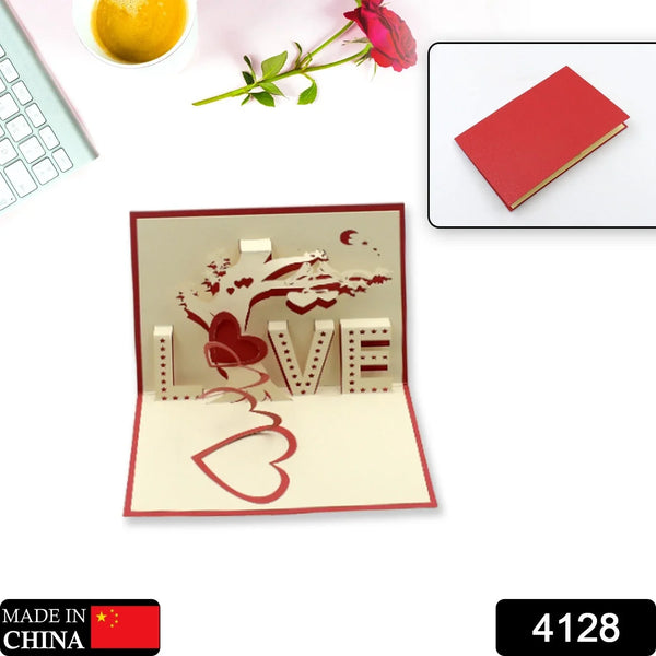 3D Paper Wish Card High Quality Paper Card All Design Card Good Wishing Card (Birthday , Valentine , love , Christmas Card) (1Pc ) - justgrabit.in | Just Grab It