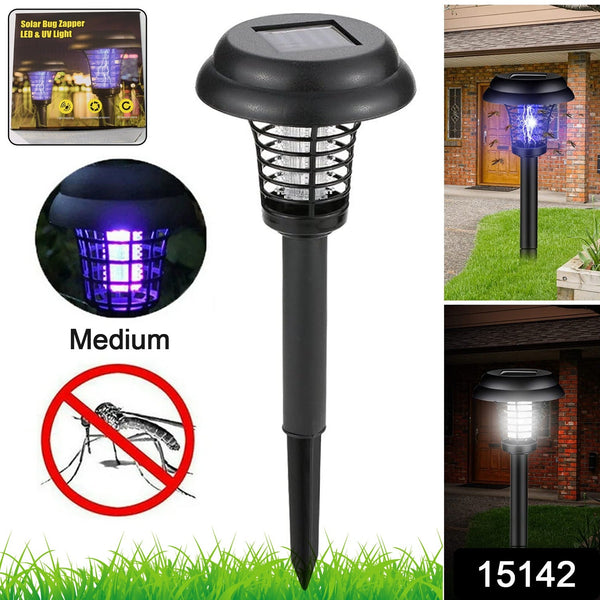 Medium Garden Solar Powered LED Mosquito Trap / Bug Zapper (1 Pc) - justgrabit.in | Just Grab It