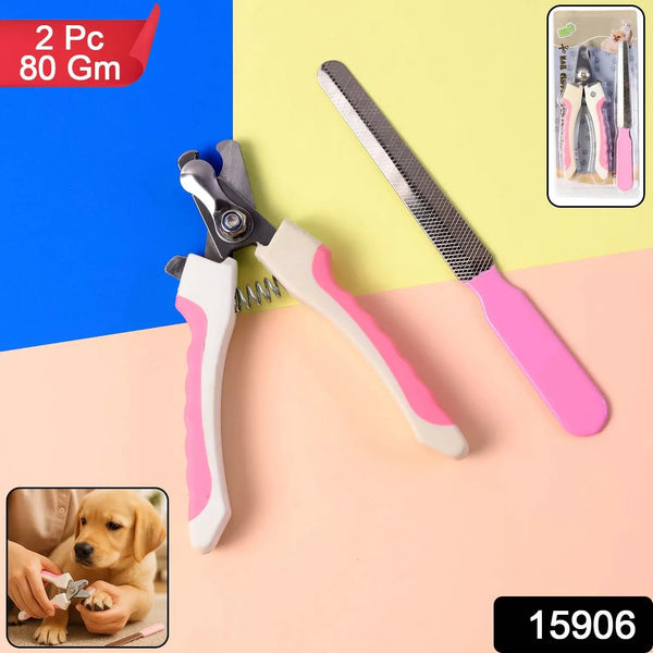 Professional Pet Nail Clipper and File (2 Pc Set) - justgrabit.in | Just Grab It