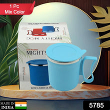 300ml Stainless Steel Mug: Insulated, Leakproof Lid, Hot/Cold Drinks (Mix Color) - Justgrabit Inc.