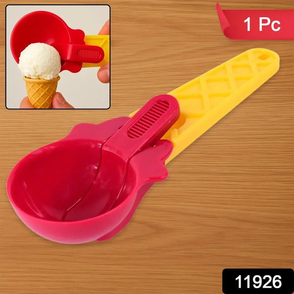 1 - Piece Plastic Ice Cream & Watermelon Scooper with Trigger Dipper - Justgrabit Inc.