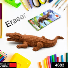 CROCODILE SHAPED ERASERS ANIMAL ERASERS FOR KIDS, CROCODILE ERASERS 3D ERASER, MINI ERASER TOYS, DESK PETS FOR STUDENTS CLASSROOM PRIZES CLASS REWARDS PARTY FAVORS - justgrabit.in | Just Grab It