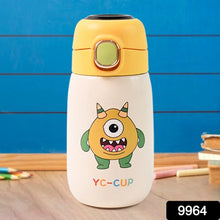 Stainless Steel Single Wall Insulated Flip Lid Kids Water Bottle (300 ML Approx) - Justgrabit Inc.