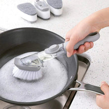 Automatic Liquid Dispenser Dish Clean Brush Scrubber - Justgrabit Inc.