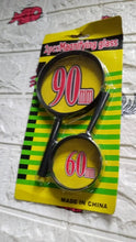 Magnifying glass Lens - reading aid made of glass - real glass magnifying glass that can be used on both sides - glass breakage - proof magnifying glass, Protect Eyes, 90mm & 60mm (2pc Set) - Justgrabit Inc.