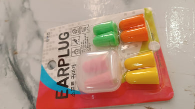 Soft Foam Noise - Cancelling Earplugs 4 pairs - justgrabit.in | Just Grab It
