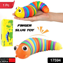 3D Rainbow Color Plastic Slug Fidget Toys, Stress Relieving Toy, Sensory Slug Toy for Boys and Girls, Finger slug Toy, for Autistic, Caterpillar Fidget Toys Stress Relief Gifts for Toddlers Kids Adults (1 Pc) - Justgrabit Inc.