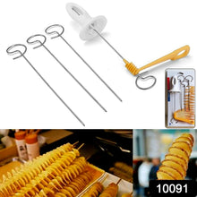 1 Set Potato Spiral Cutter, Potato Twister (4 Spits) - Justgrabit Inc.