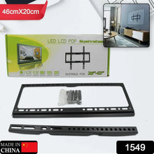 TV Wall Bracket Mount Slim Monitor Stand for 26 x 63, LCD LED 3D plasma Flat TVs Full Motion Heavy - Duty Wall Bracket, Sturdy and Strong Flat Screen Design TV Wall Mount (46cmx20cm) - Justgrabit Inc.