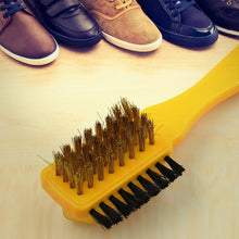 3 Side Portable Multifunctional shoe brush Rubber Home Suede Shoes Polishing Brushes 3 Side Shoe Cleaning Brush, Shoe Brush Excellent Quality and ular - justgrabit.in | Just Grab It