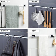 Wall - Mounted Adjustable Bathroom Hanging Rod (1 Pc) - justgrabit.in | Just Grab It