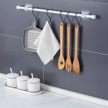 Multipurpose No - Drill Wall Mounted Adhesive Towel Rod Holder (1 Pc) - justgrabit.in | Just Grab It
