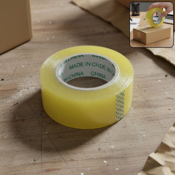 Transparent Packaging Adhesive Tape Roll 125 x 45 MM - justgrabit.in | Just Grab It