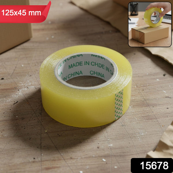 Transparent Packaging Adhesive Tape Roll 125 x 45 MM - justgrabit.in | Just Grab It