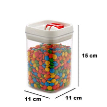Airtight Lock & Seal Transparent Kitchen Storage Container (1100 ML) - justgrabit.in | Just Grab It