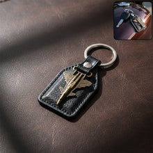 Premium Aircraft Design Leather Finish Keychain (1 Pc) - justgrabit.in | Just Grab It