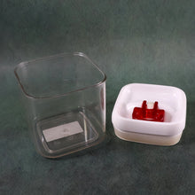 Airtight Storage Container with Red Lid (1 Pc) - justgrabit.in | Just Grab It