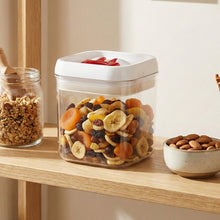 Airtight Storage Container with Red Lid (1 Pc) - justgrabit.in | Just Grab It