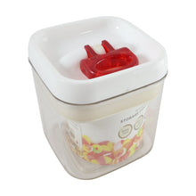 Airtight Storage Container with Red Lid (1 Pc) - justgrabit.in | Just Grab It