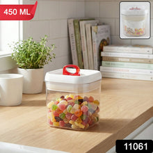 Airtight Storage Container with Red Lid (1 Pc) - justgrabit.in | Just Grab It