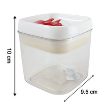 Airtight Storage Container with Red Lid (1 Pc) - justgrabit.in | Just Grab It