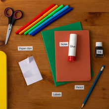 Premium All Purpose Adhesive White Labels (128 Labels) - justgrabit.in | Just Grab It