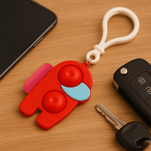 Pop - It Fidget Keychain Toy - (1 Pc / Mix Color) - justgrabit.in | Just Grab It