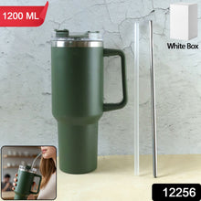 Extra Large Insulated Travel Mug, Tumbler (1200ML - 1 Pc / Mix Color) - justgrabit.in | Just Grab It